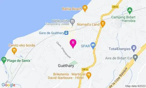 Localisation Restaurant  Getaria