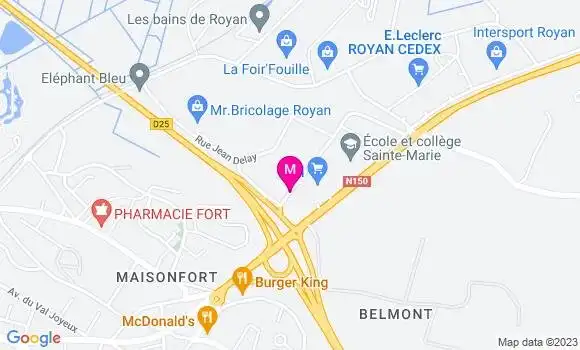 Localisation Restaurant  La Boucherie