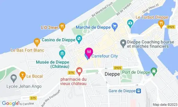 Localisation Crêperie Le Qg
