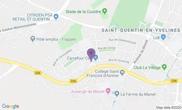 Localisation Restaurant  La Flambée