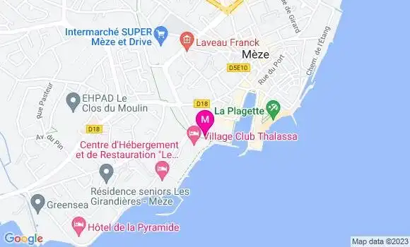 Localisation Restaurant  L
