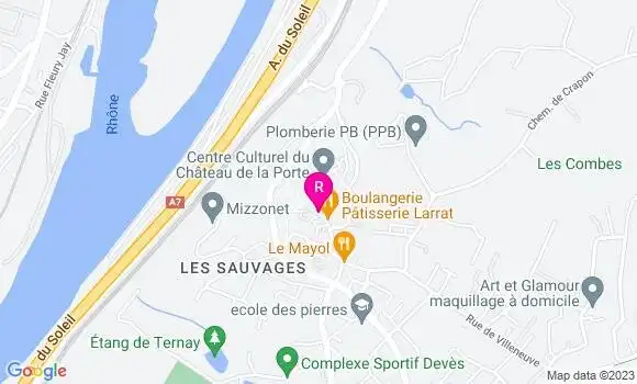 Localisation Restaurant  Chez Roberto