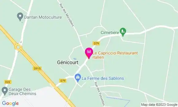 Localisation Restaurant Italien Le Capriccio