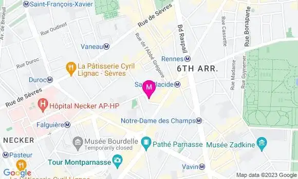 Localisation Bistrot Le Palace
