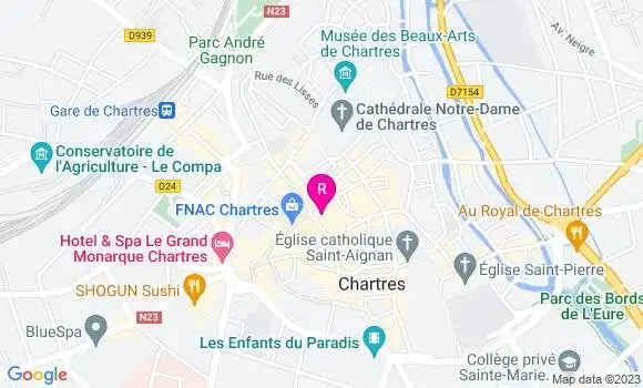 Localisation Crêperie du Cygne