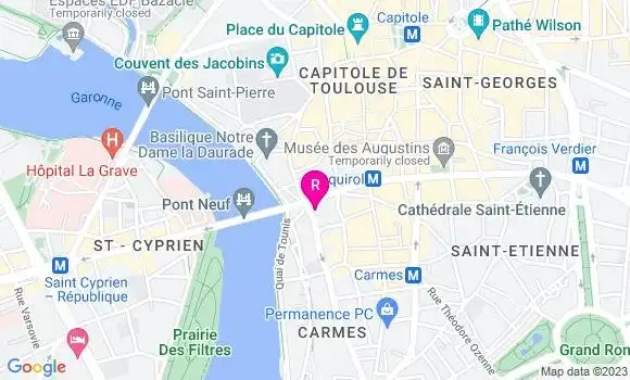 Localisation Restaurant  Balthazar