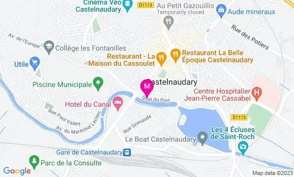 Localisation Restaurant  Bateau Saint Roch