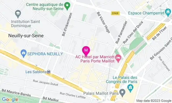 Localisation Restaurant  Le Marly