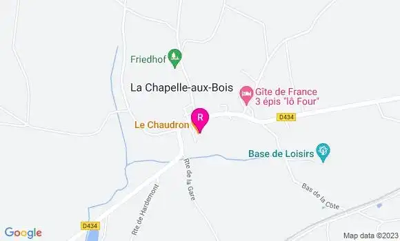 Localisation Restaurant  Le Chaudron