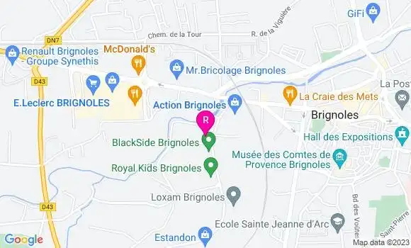 Localisation Restaurant  L