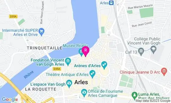 Localisation Restaurant  La Place des Photographes