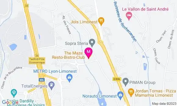 Localisation Restaurant  The Maze