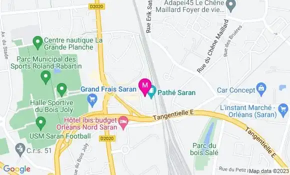 Localisation Memphis Restaurant Diner