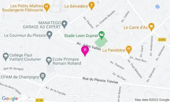 Localisation Restaurant  Au 55 Parc