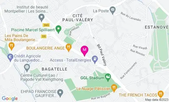 Localisation Brasserie Le M By Mhr