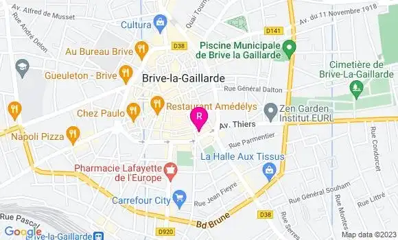 Localisation Restaurant  La Maison