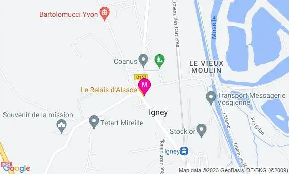 Localisation Restaurant  Le Relais d