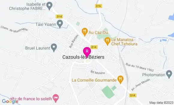 Localisation Restaurant Bar Bar le Commerce