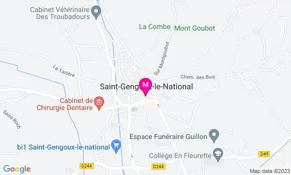 Localisation Restaurant  La Jouvence