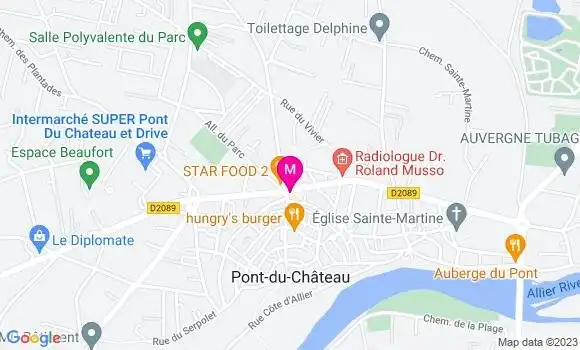 Localisation Restaurant Bar Le Brazza
