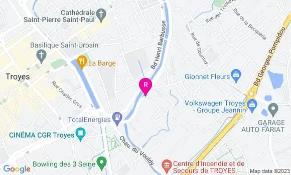 Localisation Restaurant  Aux Oiseaux de Passage