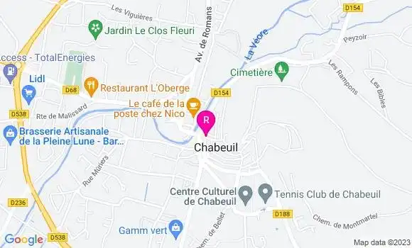 Localisation Restaurant  Bouchon Drômois