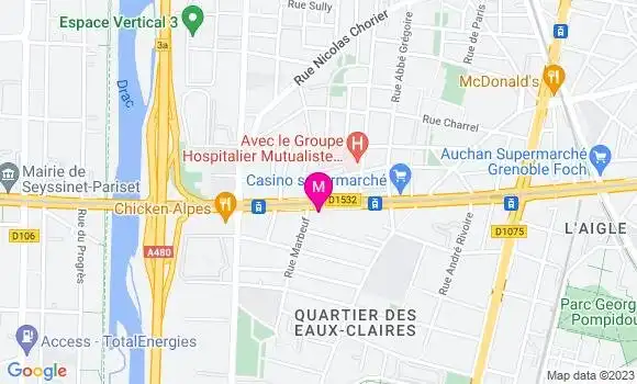 Localisation Restaurant  Le Trankilou