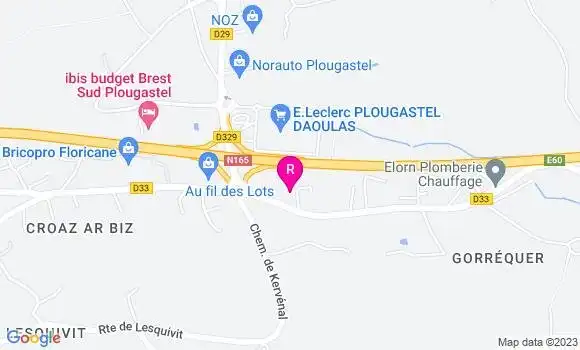 Localisation Crêperie An Ty Coz