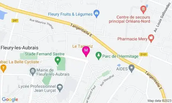 Localisation Restaurant  Le Tamariz