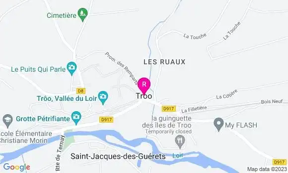 Localisation Auberge Sainte Catherine