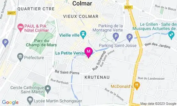 Localisation Restaurant Alsacien La Fleur de Sel