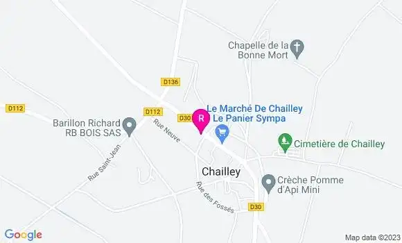 Localisation Restaurant  Le Chaillotin