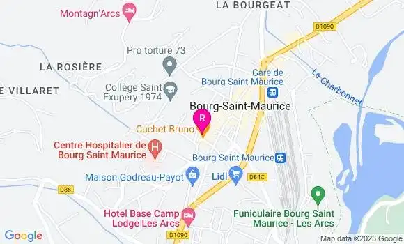 Localisation Restaurant Italien La Ruelle