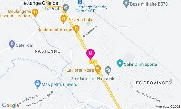 Localisation Bistrot Bistro 111