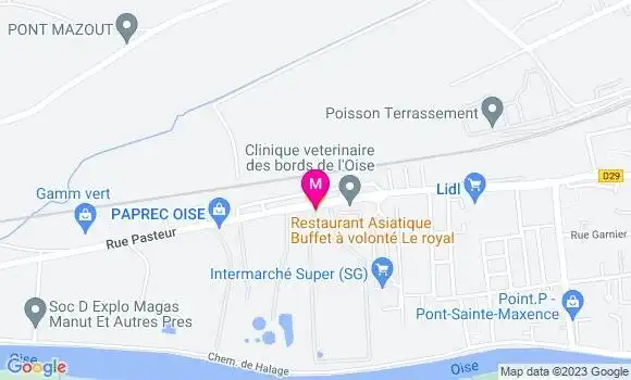 Localisation Restaurant Asiatique Le Royal