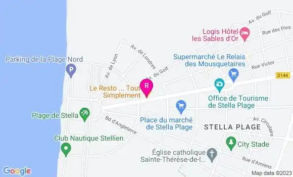 Localisation Restaurant  Le Resto tout Simplement