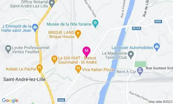 Localisation Restaurant  Le Capricorne