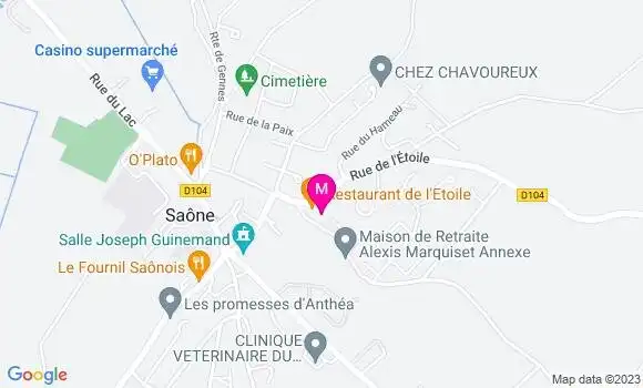 Localisation Restaurant de l