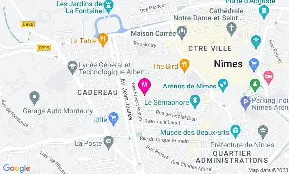 Localisation Restaurant  Le Nocturne