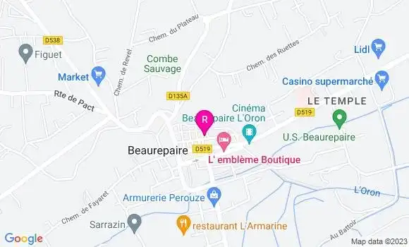 Localisation Restaurant  Crepapizza