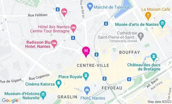 Localisation Restaurant  Chez les Filles