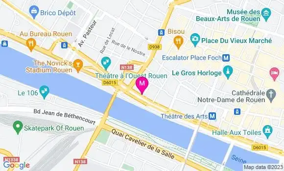 Localisation Restaurant  Le Carre Vert