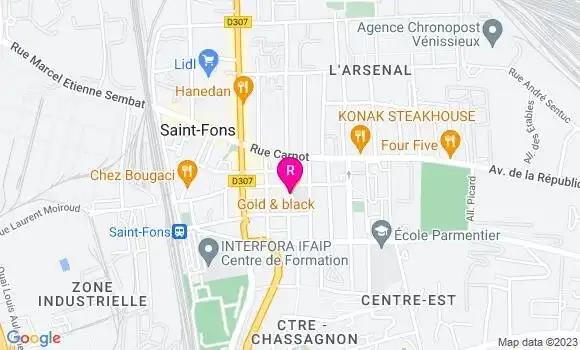 Localisation Restaurant  Le Lien