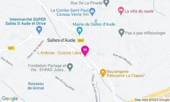 Localisation Restaurant  L
