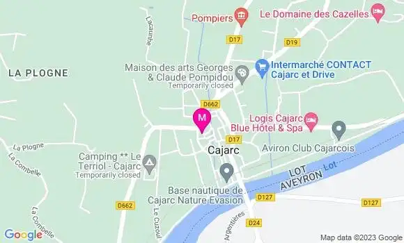 Localisation Restaurant  La Pause
