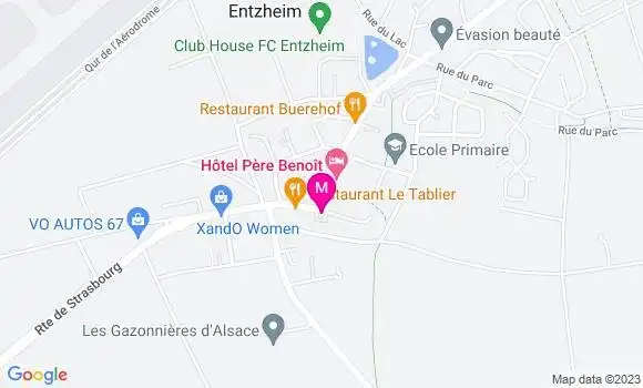 Localisation Restaurant Alsacien Le 1774 les Jambons de Marinette