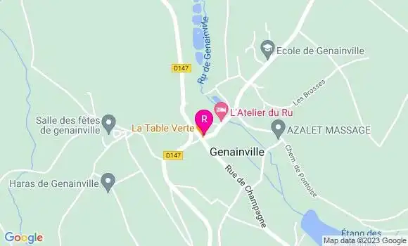 Localisation Restaurant  La Table Verte