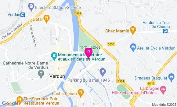 Localisation Brasserie du Parc