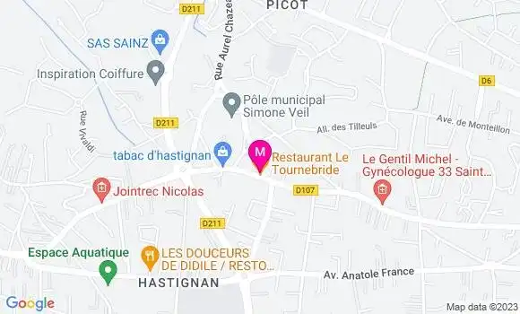 Localisation Restaurant  Le Tournebride