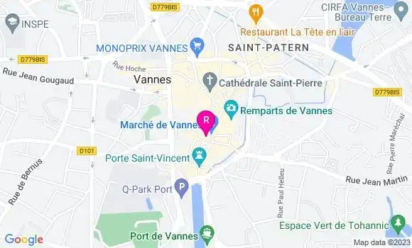 Localisation Crêperie La Taupinière